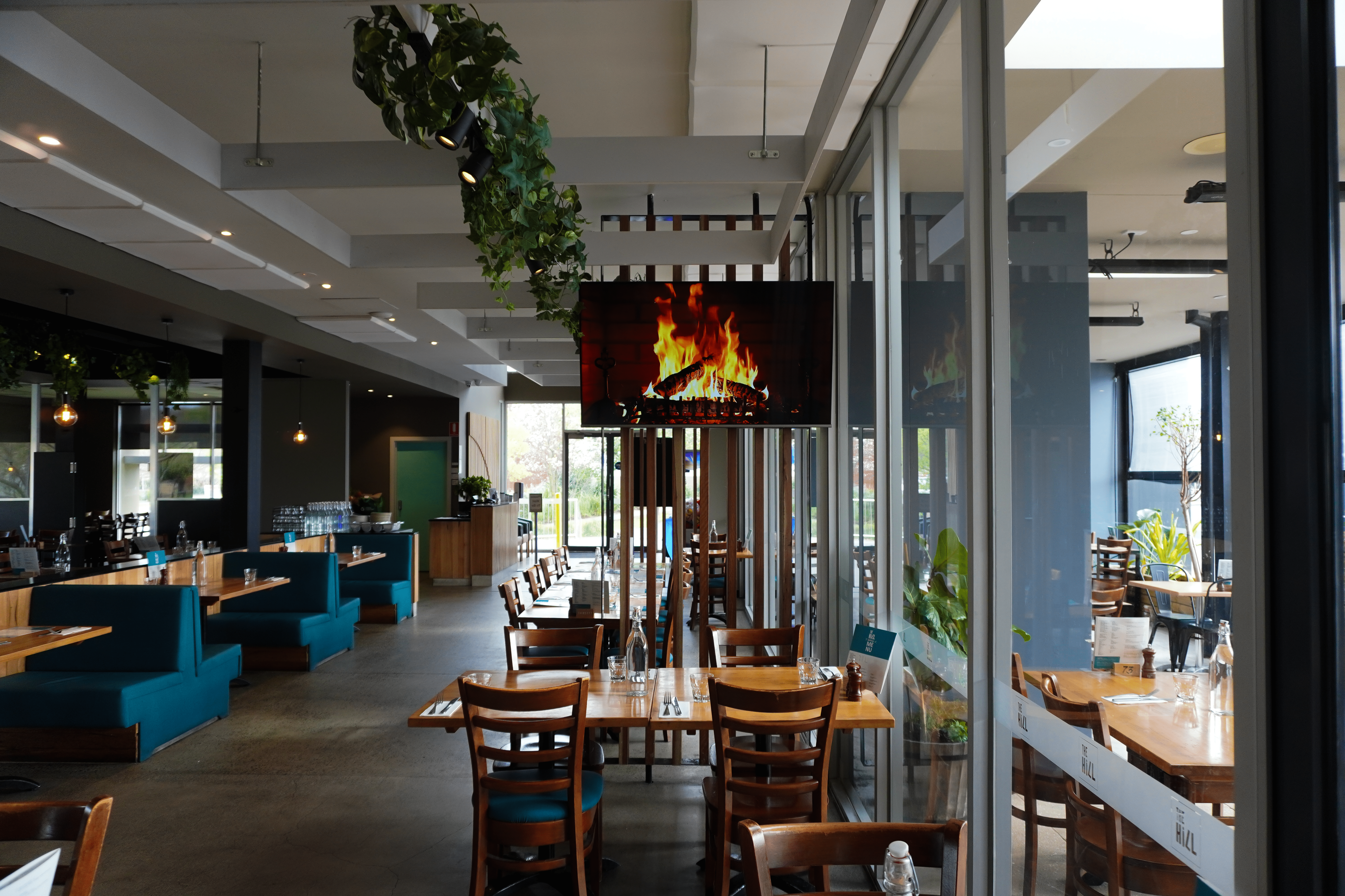 Fresh breakfast spread